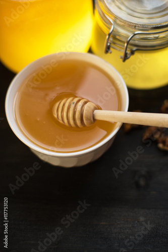 Honey with walnut