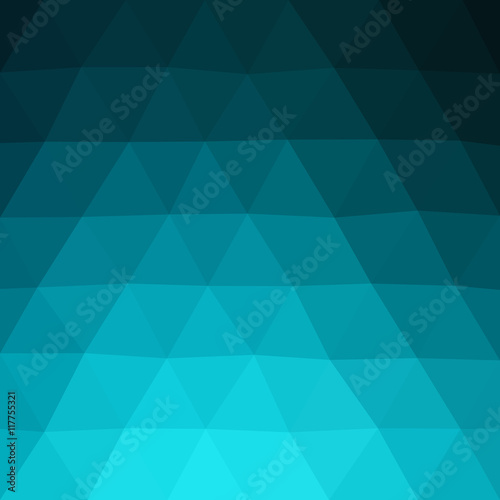 Gradient low poly triangle style vector mosaic background