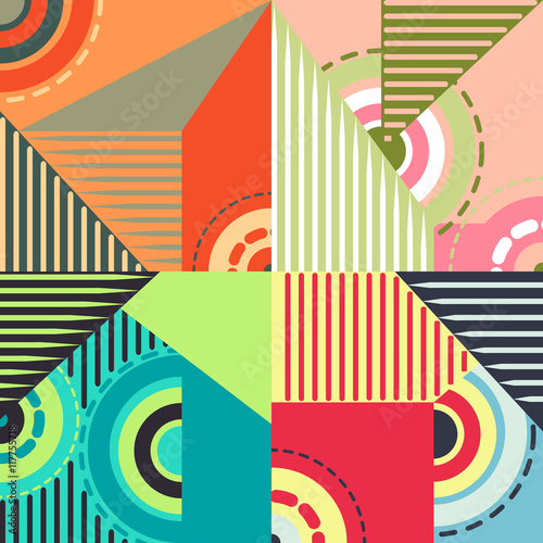 set of ornaments for background and design