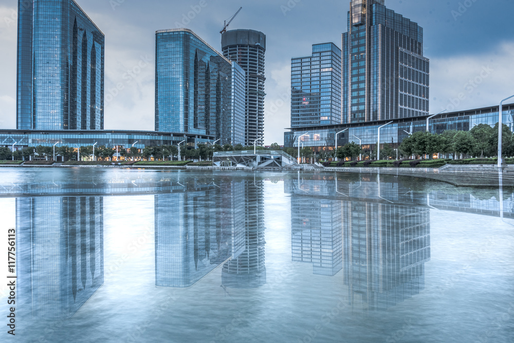 Fototapeta premium city skyline and cityscape at daytime,guangzhou,china