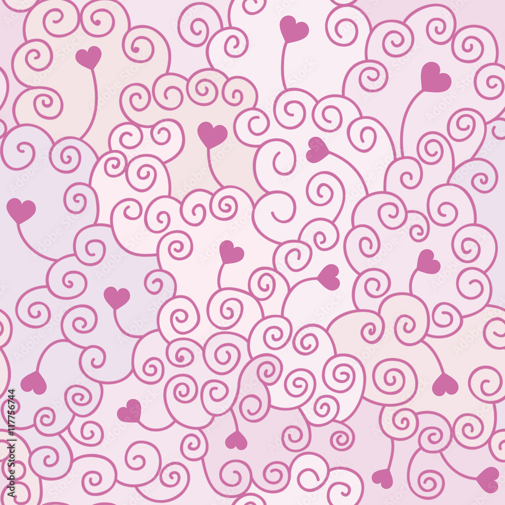 Hearts pattern 1