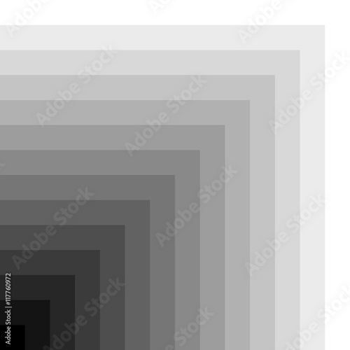 Monochrome image of geometric shapes.