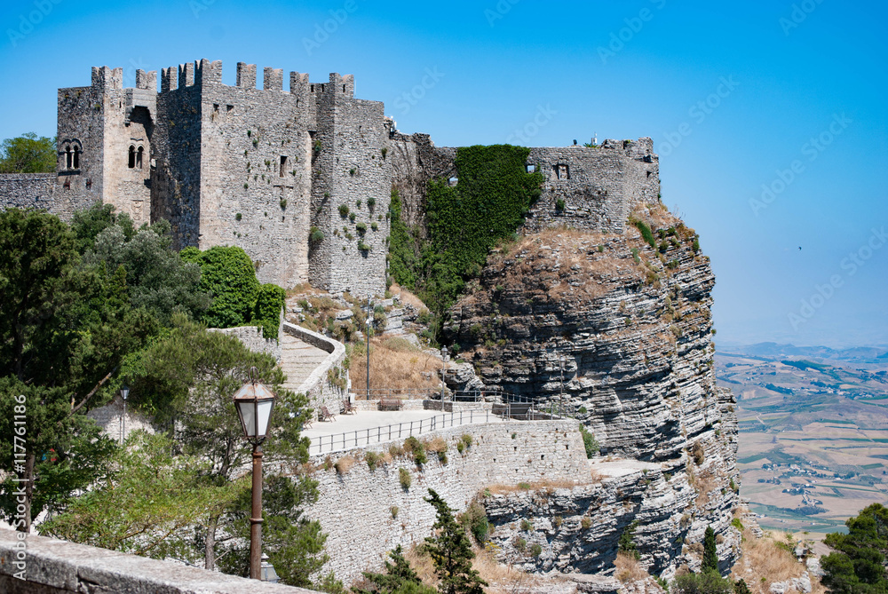 Obraz premium Castle Venere in Erice, Sicily