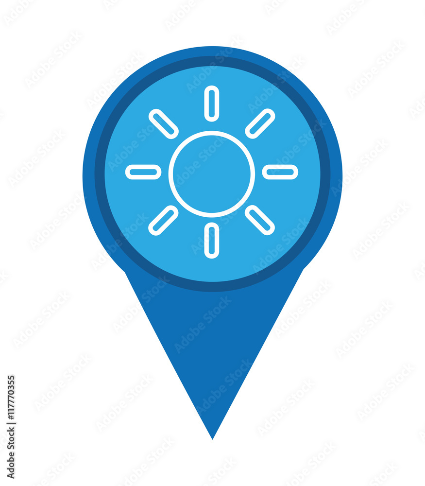 pin marker weather signal icon pin marker weather signal icon