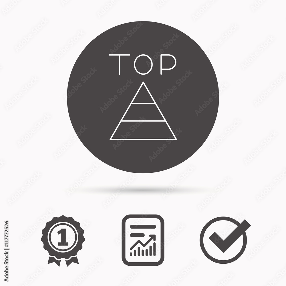 Triangle icon. Top or best result sign. Triangle icon. Top or best result sign.