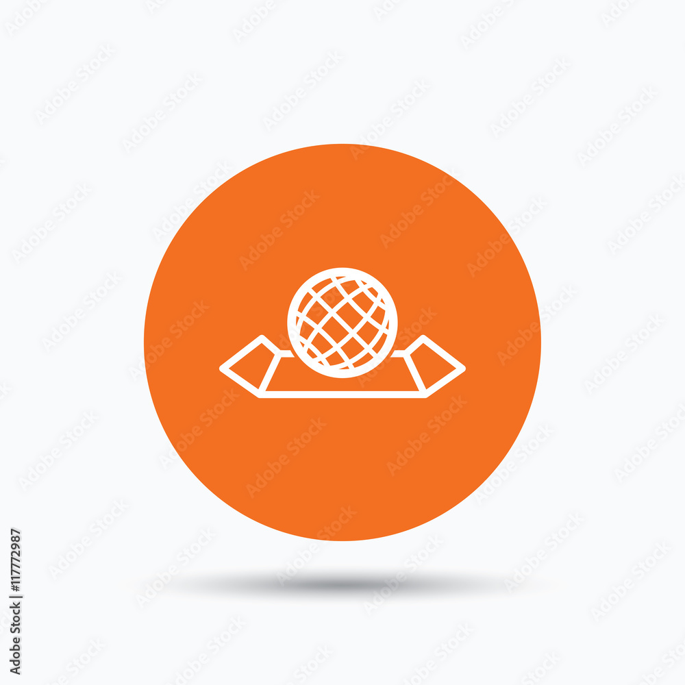 World map icon. Globe sign. World map icon. Globe sign.