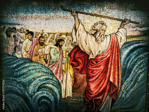 Obraz na plátně Crossing the Red Sea