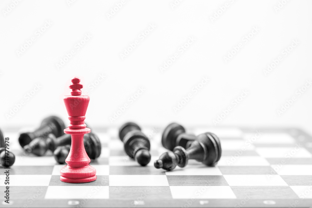 Chess figure, business concept strategy, leadership, team and success Chess figure, business concept strategy, leadership, team and success