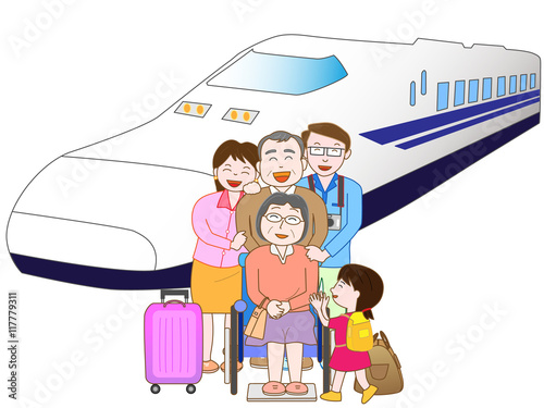 三世代で新幹線の旅