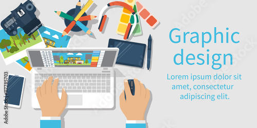 development of graphic design