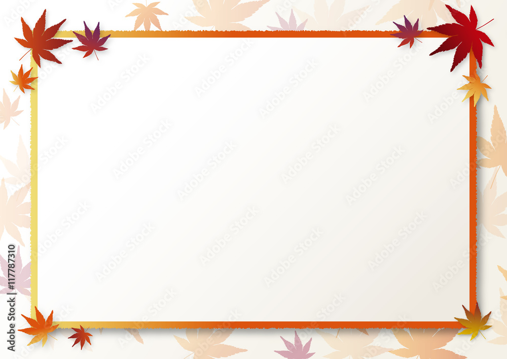 紅葉テンプレートNo.3