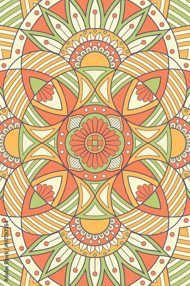 Vector indian Mandala background Vector indian Mandala background