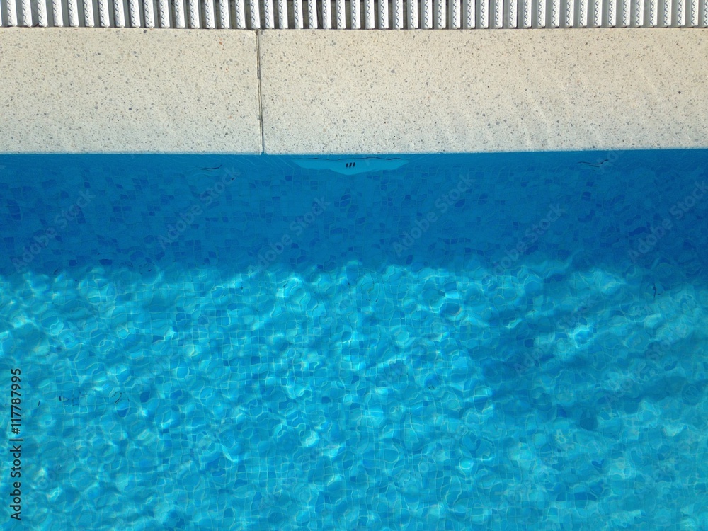 Water surface in swimming pool