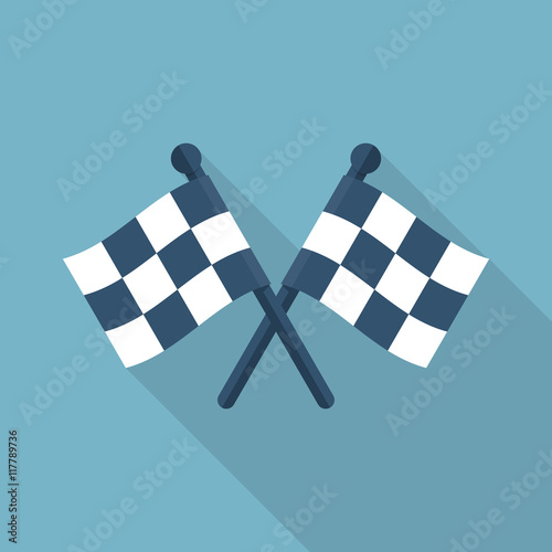 Racing flag icon