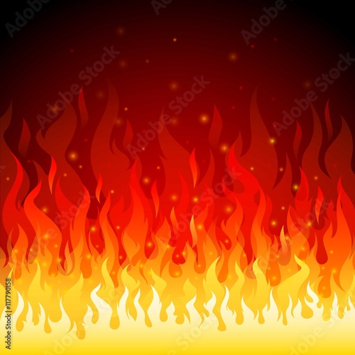 Fire flames background