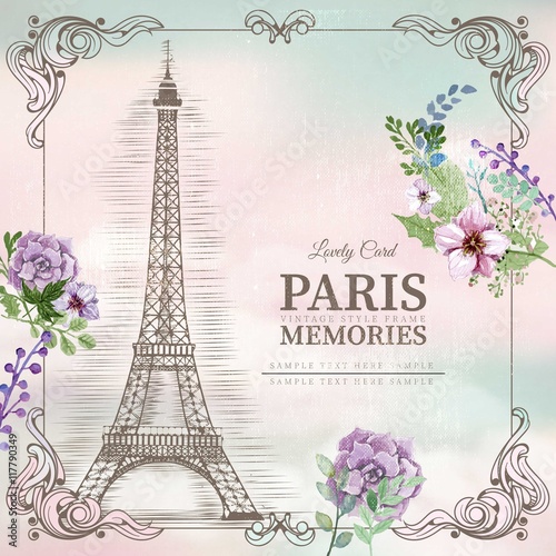 Paris memories card