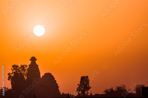 The Radha Madan Mohan Temple in the holy city of Vrindavan 
