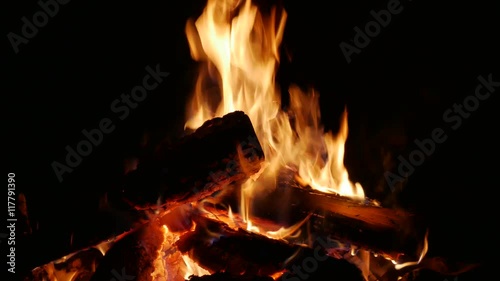 UHD of the campfire