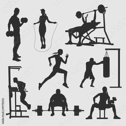 Sport silhouettes