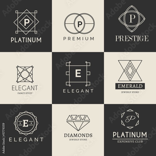 Luxury logotype collection