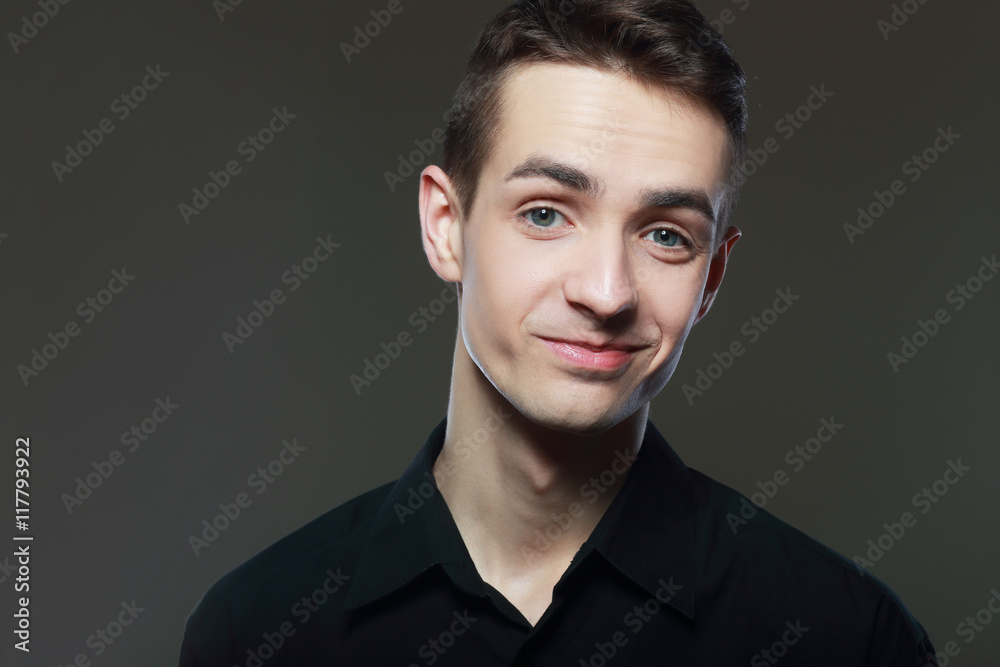 man face smiling man face smiling