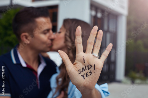 Proposal in the street.