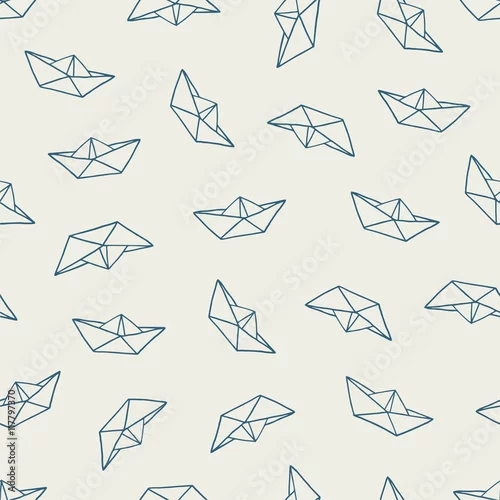 Tapety Wzór łódź papieru