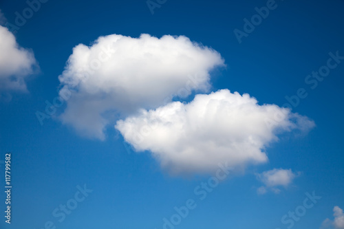 clouds, sunny day, the sun, blue sky, white clouds, white clouds