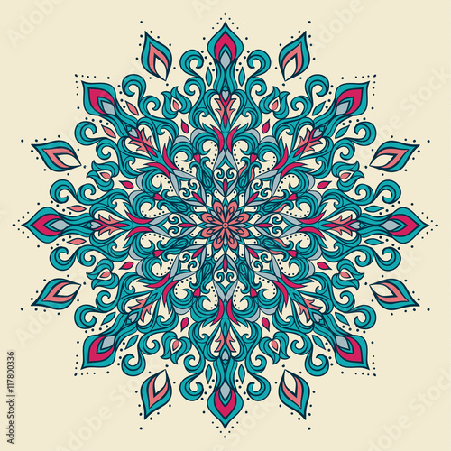 Hand drawn mandala.