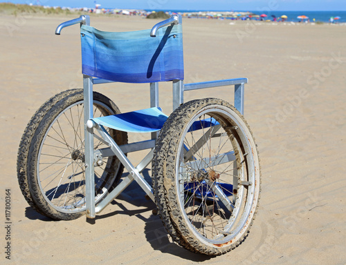 Modern aluminum wheelchairs with special wheels