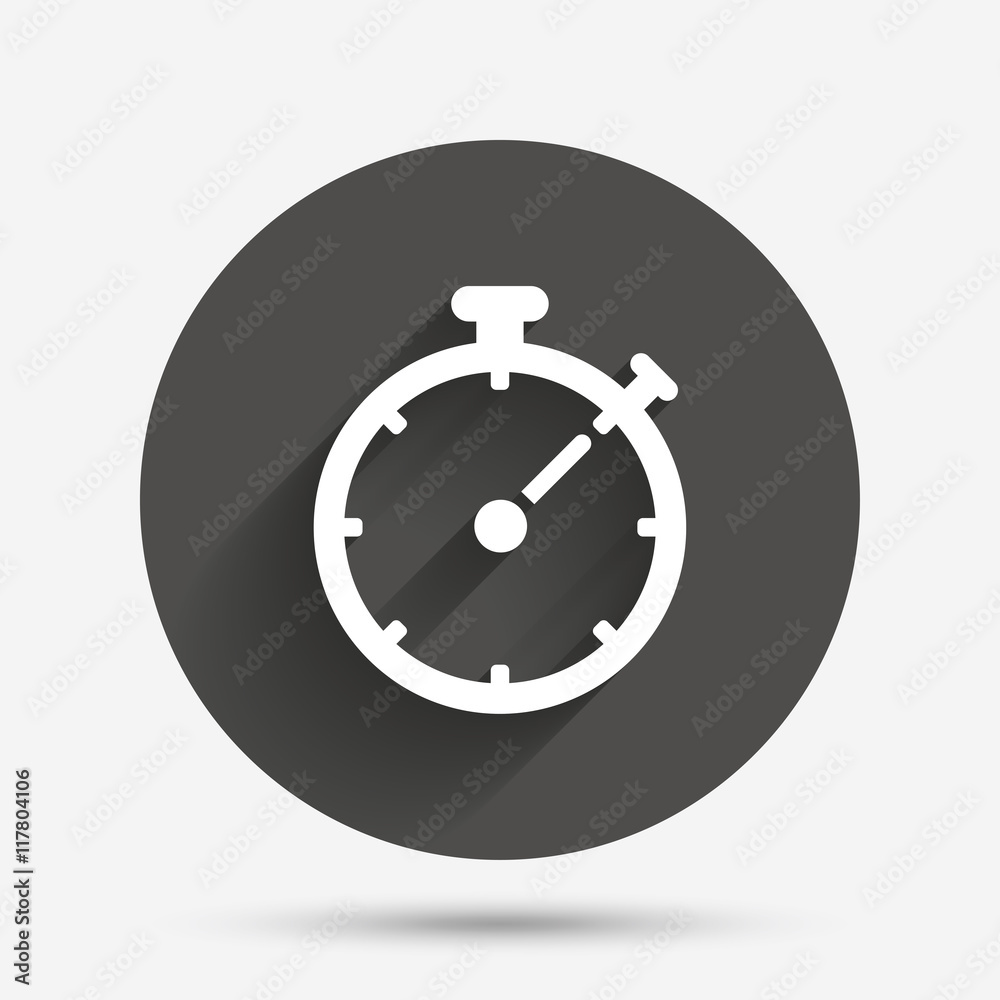 Timer sign icon. Stopwatch symbol. Timer sign icon. Stopwatch symbol.