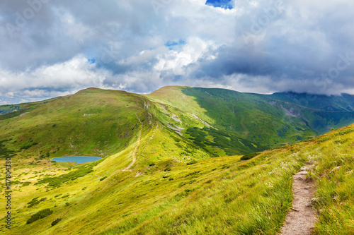 landscape of the Lake Nesamovyte photo