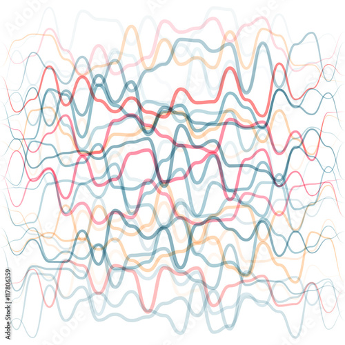 Abstract background from colored waves lines. Human circulatory