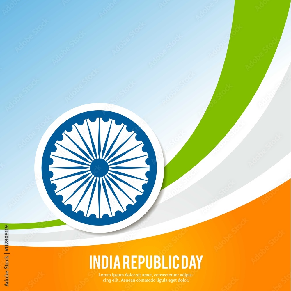 Abstract india republic day background
