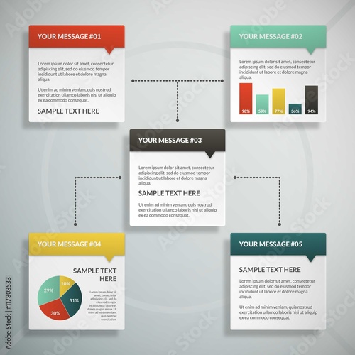 Text box infography