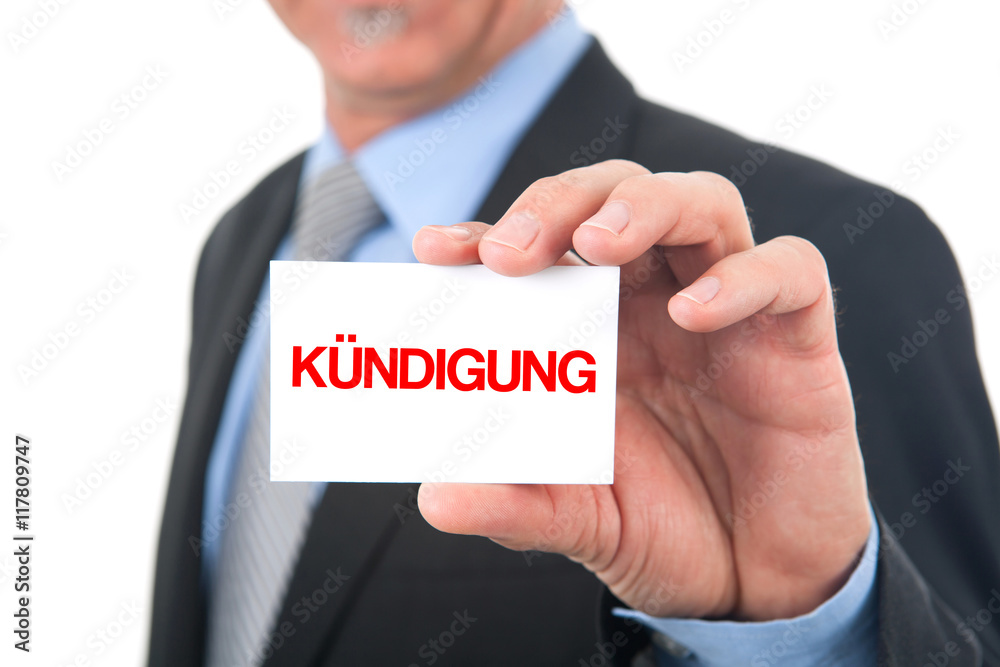 Kündigung StockFoto Adobe Stock