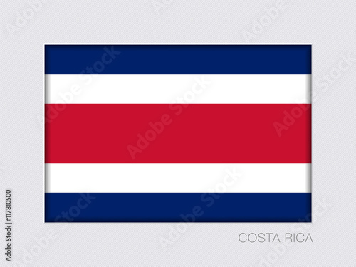 Flag of Costa Rica. Rectangular Official Flag with Proportion 2: Free Download Flag of Costa Rica. Rectangular Official Flag with Proportion 2: - GFXLoad