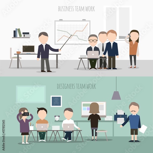 Business team work pack