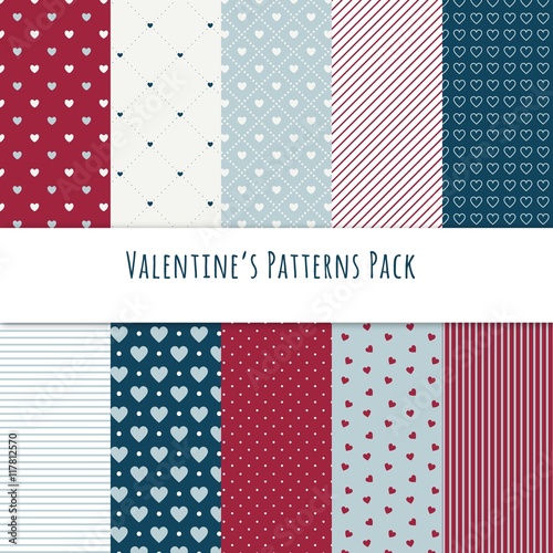 Beautiful valentine day patterns