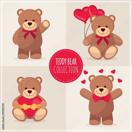 Lovely teddy bear pack