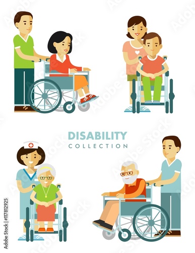 Disability persons set