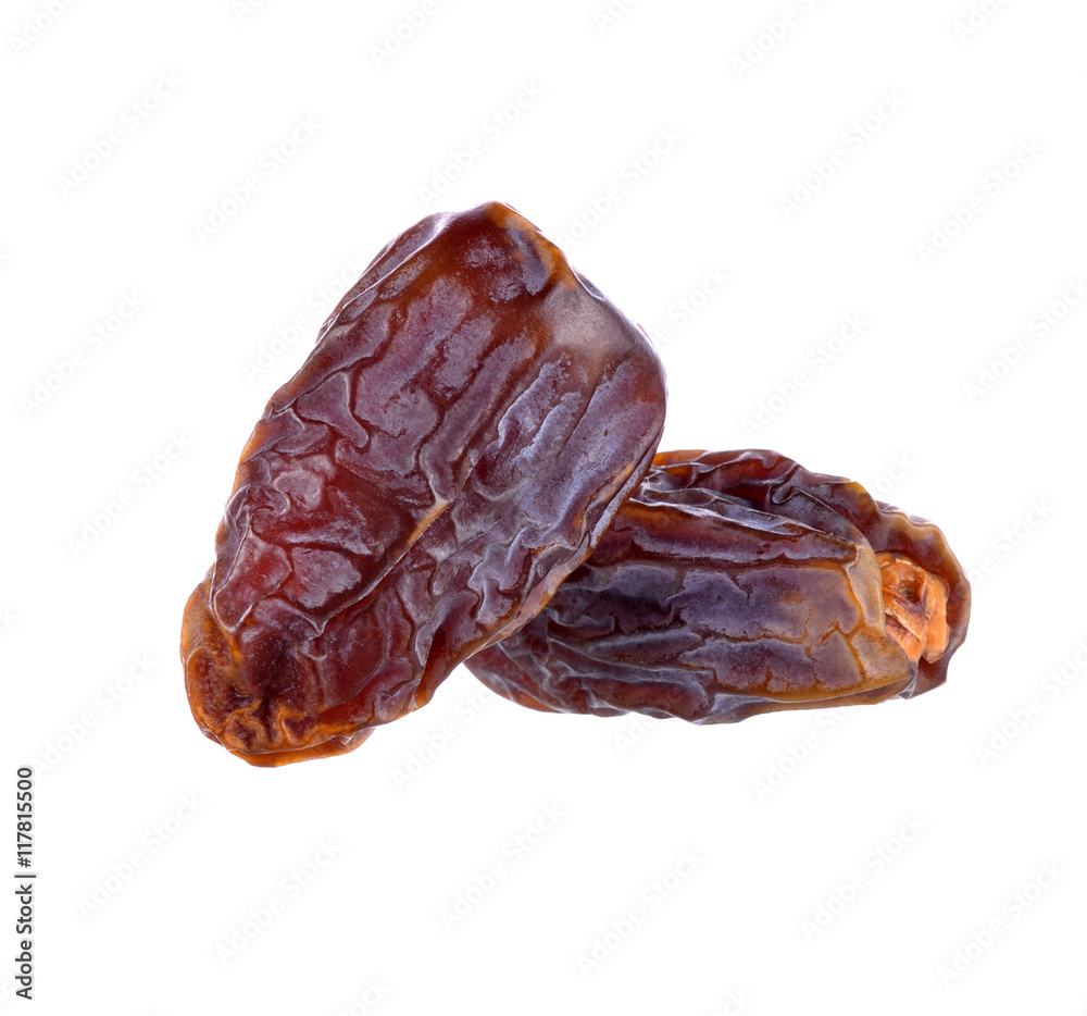 Date palm,date fruit on white background Date palm,date fruit on white background