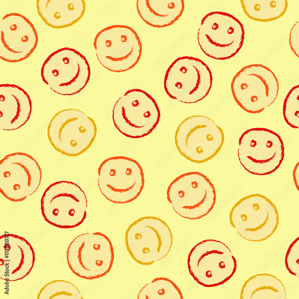 Happy face pattern Happy face pattern