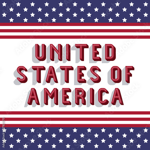 united states of america icon vector isolated graphic