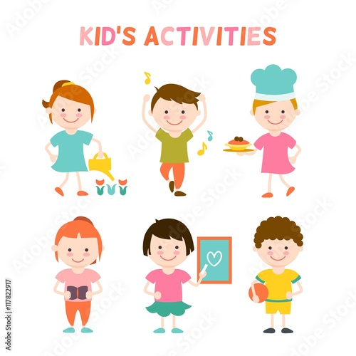 Flat Kids Activities Collection