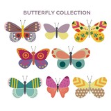 Flat Butterfly Collection