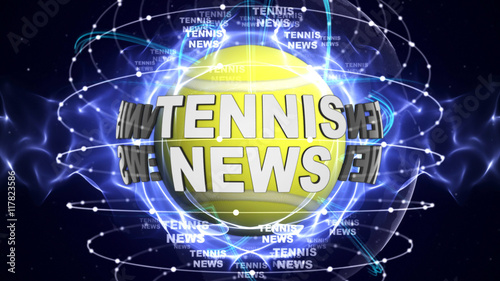 TENNIS NEWS Text and Ball
