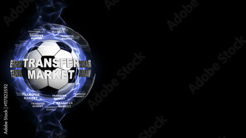 TRANSFER MARKET Text and Earth
