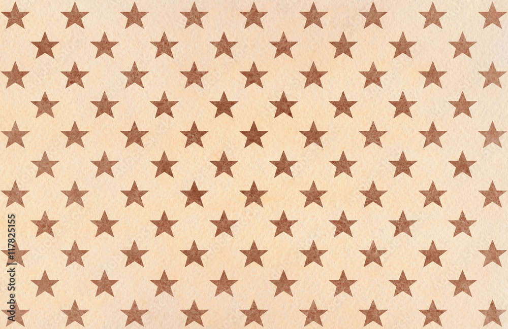 Watercolor stars pattern. Watercolor stars pattern.