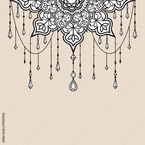 background with mandala
